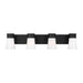 Visual Comfort Studio Canada - Four Light Vanity - Roy - Midnight Black- Union Lighting Luminaires Decor