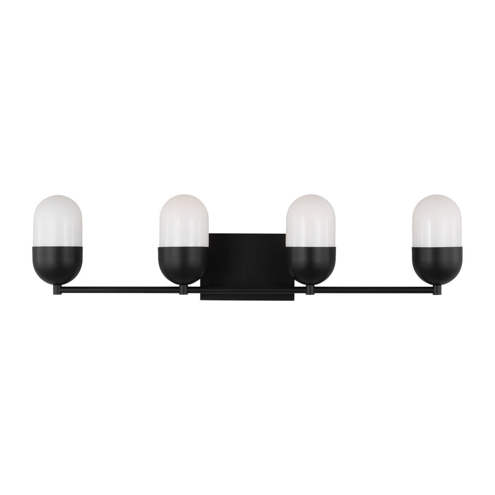 Visual Comfort Studio Canada - Four Light Vanity - Foster - Midnight Black- Union Lighting Luminaires Decor