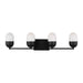 Visual Comfort Studio Canada - Four Light Vanity - Foster - Midnight Black- Union Lighting Luminaires Decor
