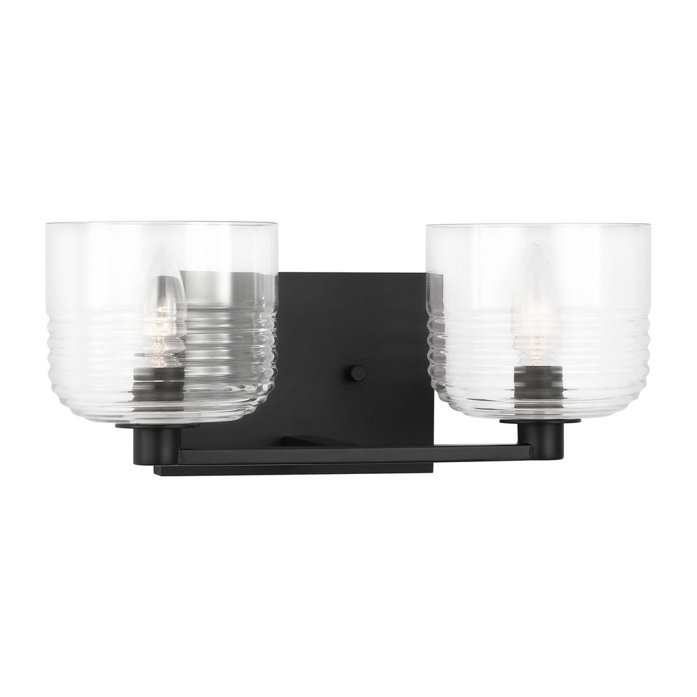 Visual Comfort Studio Canada - Two Light Vanity - Lochdale - Midnight Black- Union Lighting Luminaires Decor