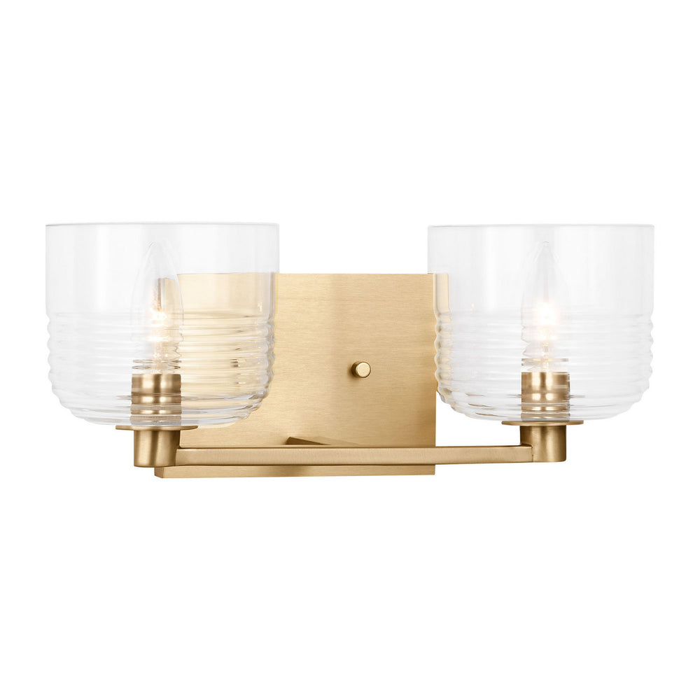 Visual Comfort Studio Canada - Two Light Vanity - Lochdale - Satin Brass- Union Lighting Luminaires Decor