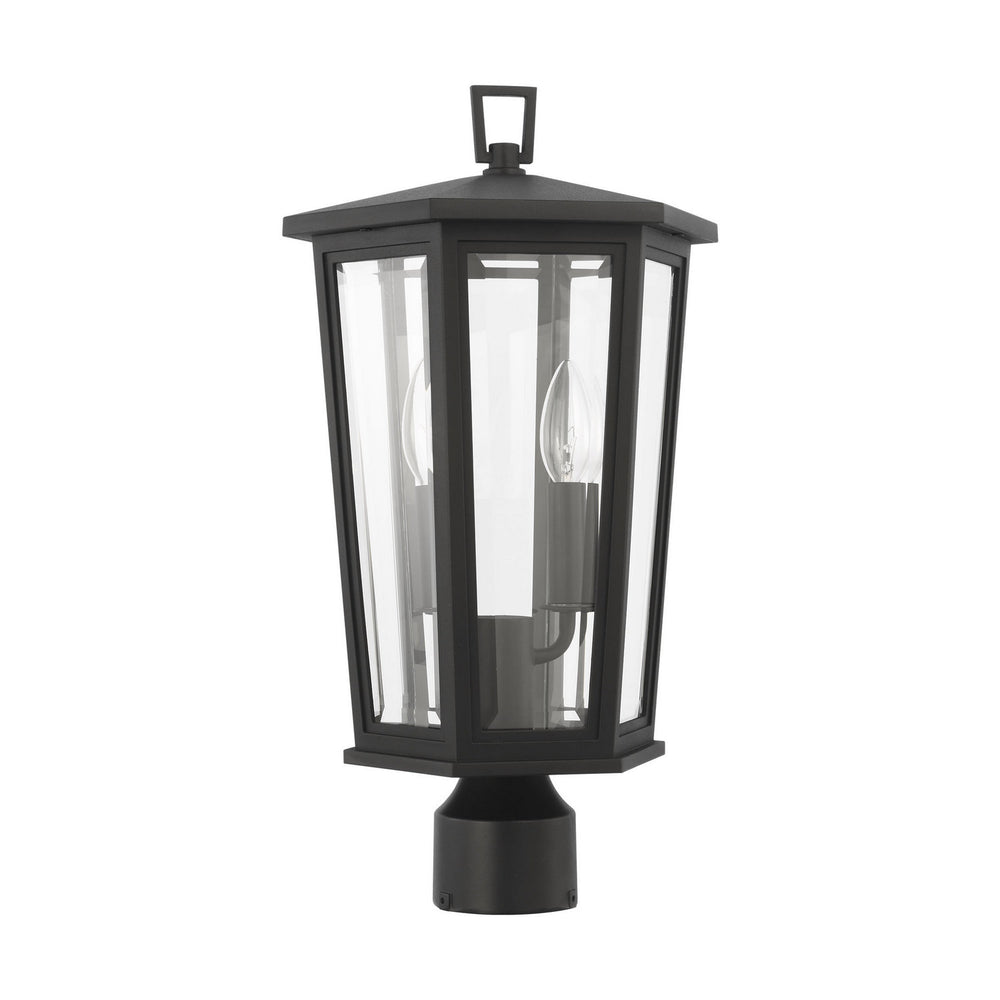 Visual Comfort Studio Canada - Two Light Post Lantern - Witley - Textured Black- Union Lighting Luminaires Decor