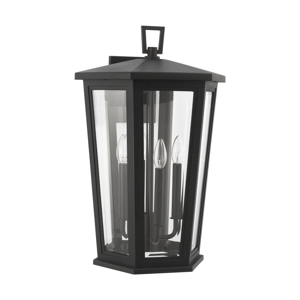 Visual Comfort Studio Canada - Four Light Wall Lantern - Witley - Textured Black- Union Lighting Luminaires Decor