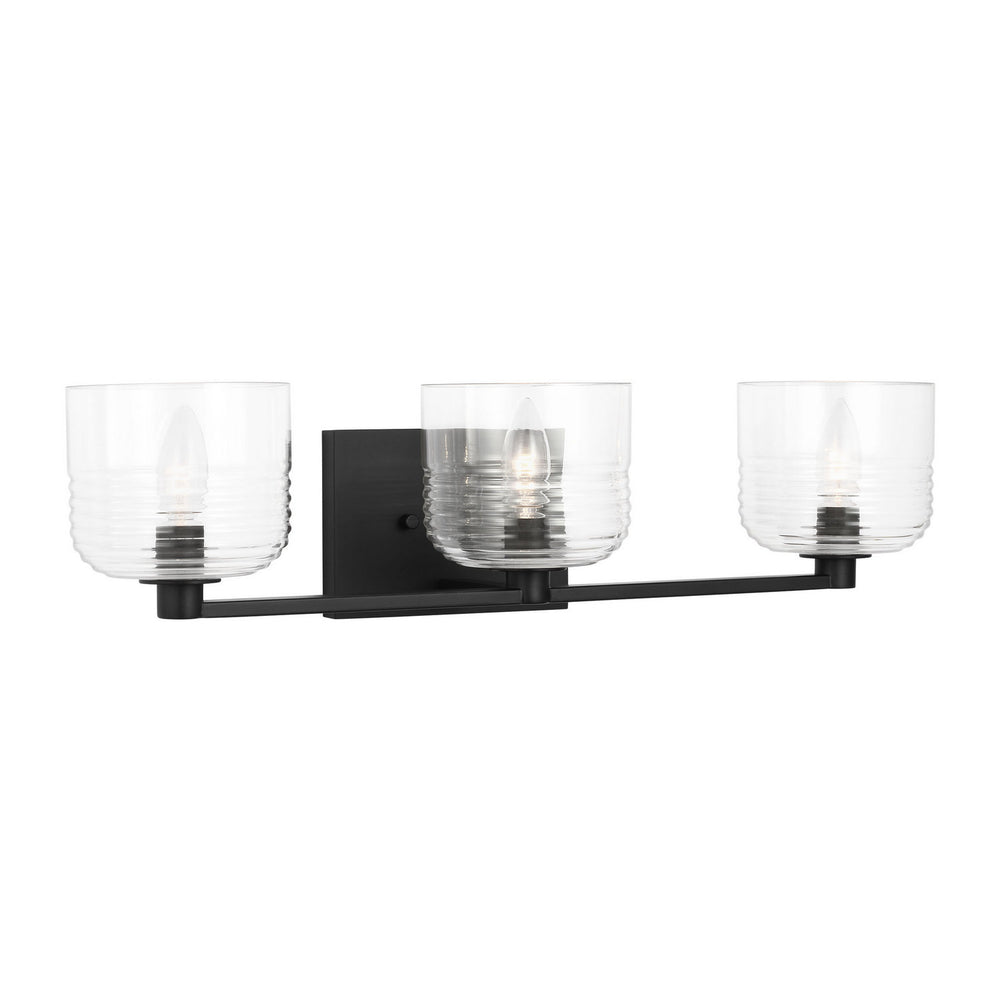 Visual Comfort Studio Canada - Three Light Vanity - Lochdale - Midnight Black- Union Lighting Luminaires Decor
