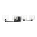 Visual Comfort Studio Canada - Four Light Vanity - Lochdale - Midnight Black- Union Lighting Luminaires Decor