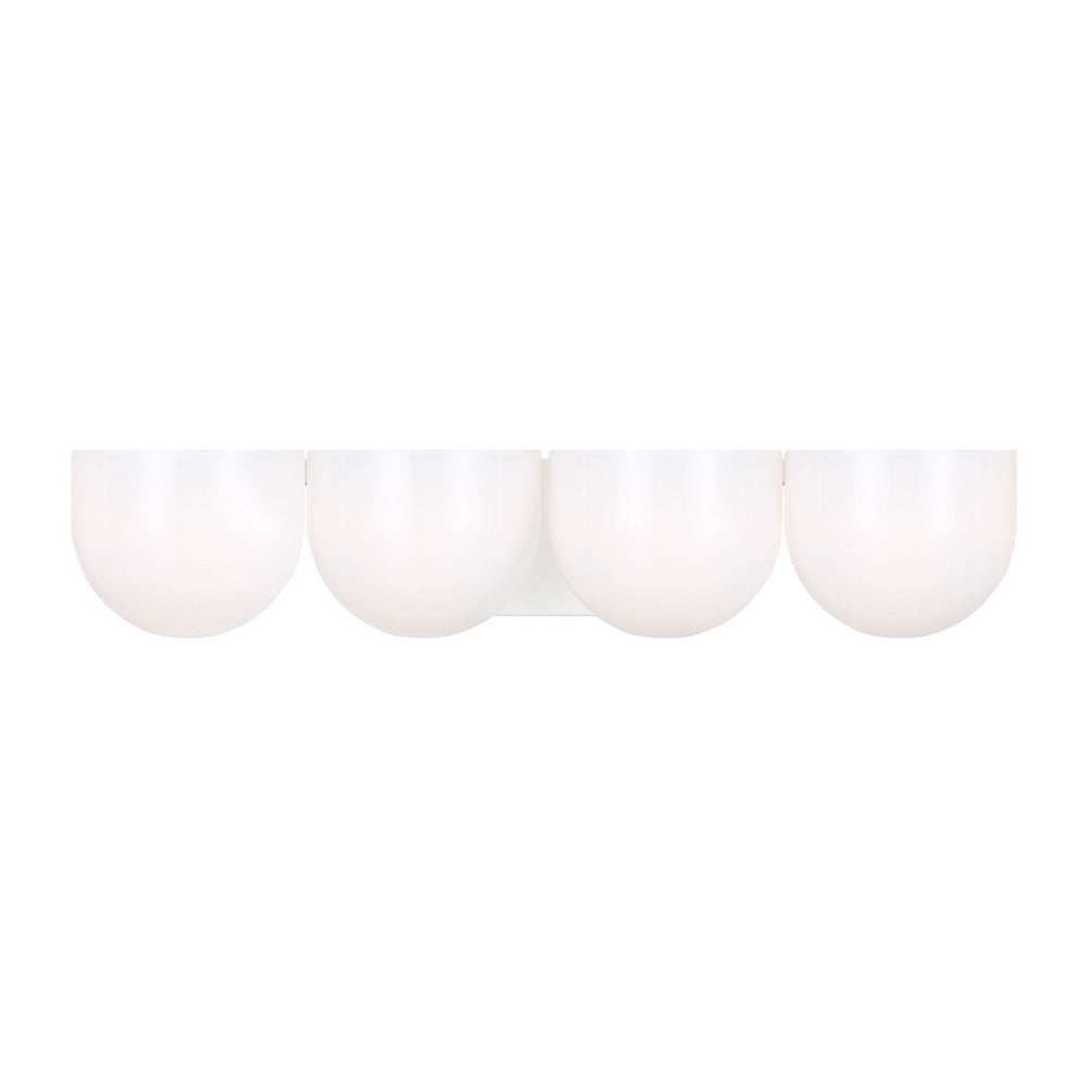 Visual Comfort Studio Canada - Four Light Vanity - Cheverny - Matte White- Union Lighting Luminaires Decor