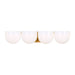 Visual Comfort Studio Canada - Four Light Vanity - Cheverny - Burnished Brass- Union Lighting Luminaires Decor