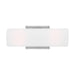 Visual Comfort Studio Canada - Two Light Wall Sconce - Capalino - Brushed Steel- Union Lighting Luminaires Decor