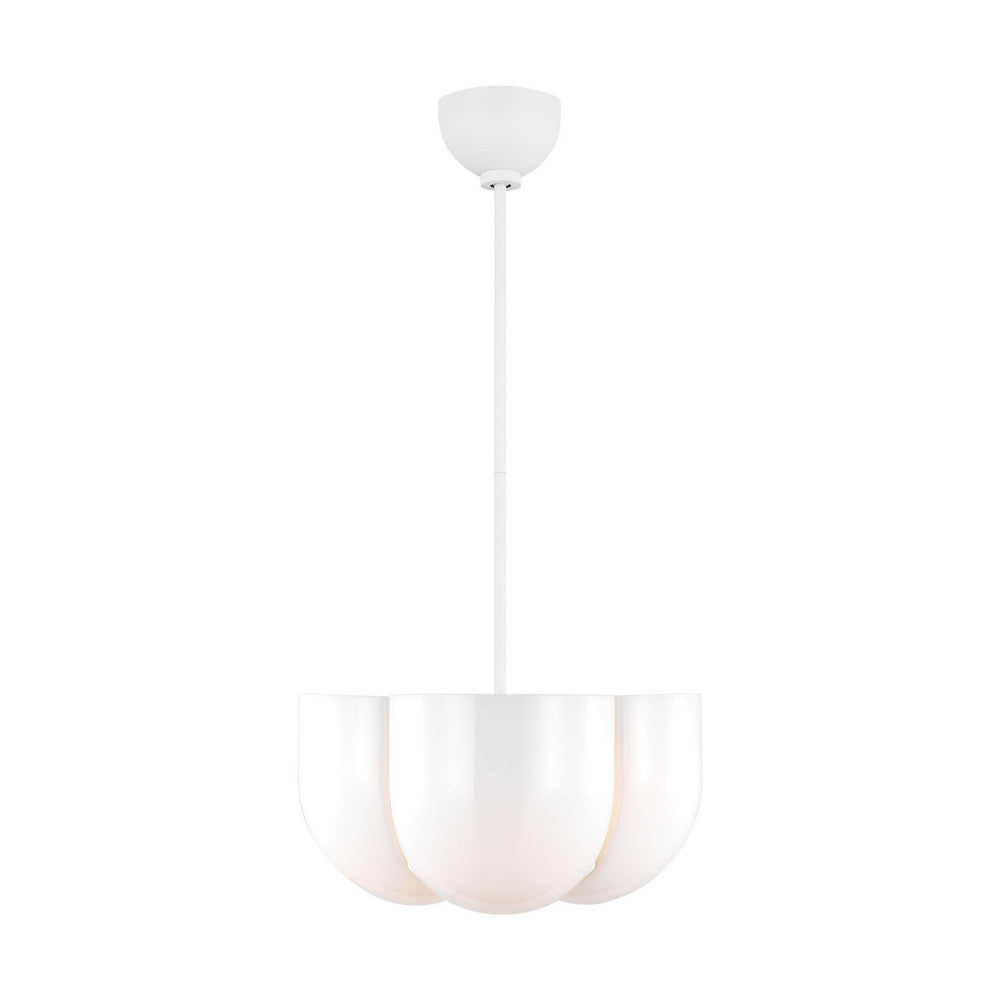 Visual Comfort Studio Canada - Four Light Pendant - Cheverny - Matte White- Union Lighting Luminaires Decor