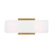 Visual Comfort Studio Canada - Two Light Wall Sconce - Capalino - Satin Brass- Union Lighting Luminaires Decor