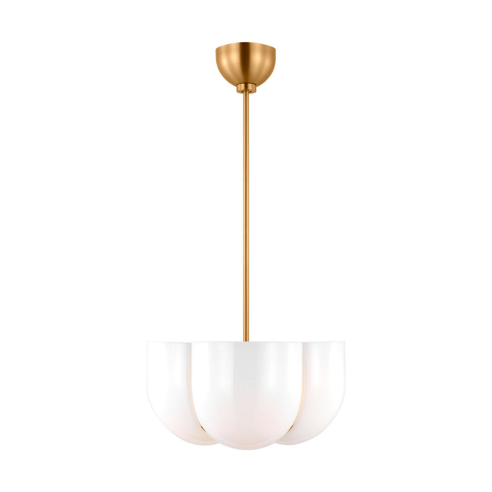 Visual Comfort Studio Canada - Four Light Pendant - Cheverny - Burnished Brass- Union Lighting Luminaires Decor
