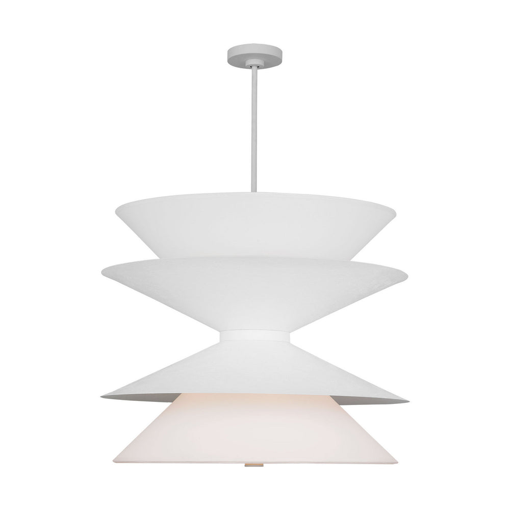 Visual Comfort Studio Canada - 12 Light Pendant - Chambord - Cast Plaster- Union Lighting Luminaires Decor