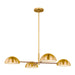 Visual Comfort Studio Canada - Four Light Chandelier - Balleroy - Burnished Brass- Union Lighting Luminaires Decor