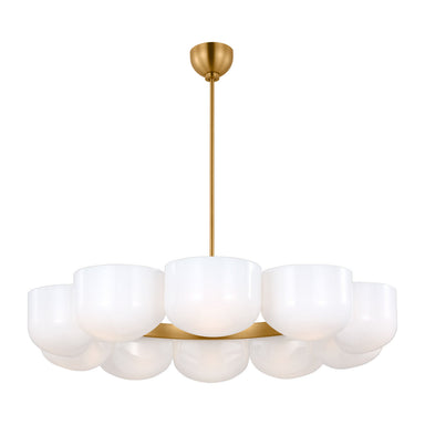 Visual Comfort Studio Canada - Ten Light Chandelier - Cheverny - Burnished Brass- Union Lighting Luminaires Decor
