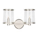 Visual Comfort Studio Canada - Two Light Vanity - Reynolds - Polished Nickel- Union Lighting Luminaires Decor