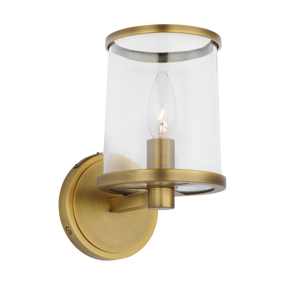 Visual Comfort Studio Canada - One Light Vanity - Reynolds - Time Worn Brass- Union Lighting Luminaires Decor