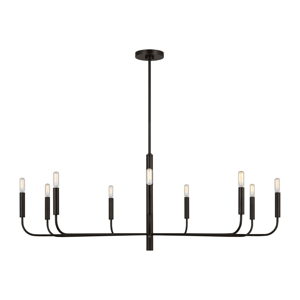 Visual Comfort Studio Canada - Nine Light Chandelier - Brianna - Aged Iron- Union Lighting Luminaires Decor