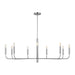 Visual Comfort Studio Canada - Nine Light Chandelier - Brianna - Polished Nickel- Union Lighting Luminaires Decor