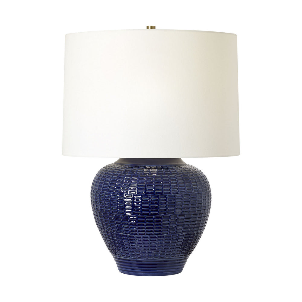 Visual Comfort Studio Canada - One Light Table Lamp - Marcel - Crystal Cobalt- Union Lighting Luminaires Decor