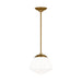 Visual Comfort Studio Canada - One Light Pendant - Milne - Burnished Brass- Union Lighting Luminaires Decor