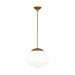 Visual Comfort Studio Canada - One Light Pendant - Milne - Burnished Brass- Union Lighting Luminaires Decor