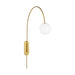 Visual Comfort Studio Canada - One Light Wall Sconce - Noemie - Burnished Brass- Union Lighting Luminaires Decor
