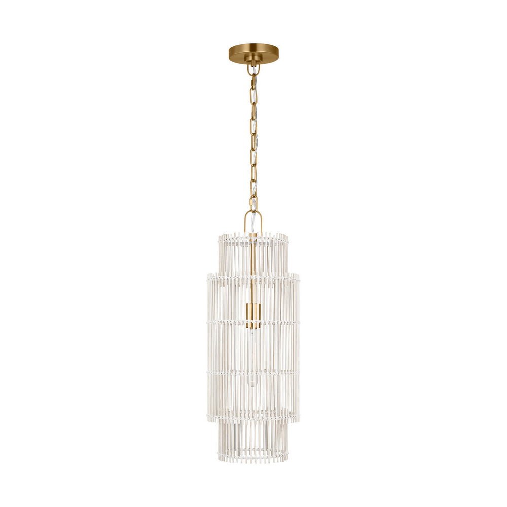 Visual Comfort Studio Canada - One Light Pendant - Elio - Burnished Brass- Union Lighting Luminaires Decor