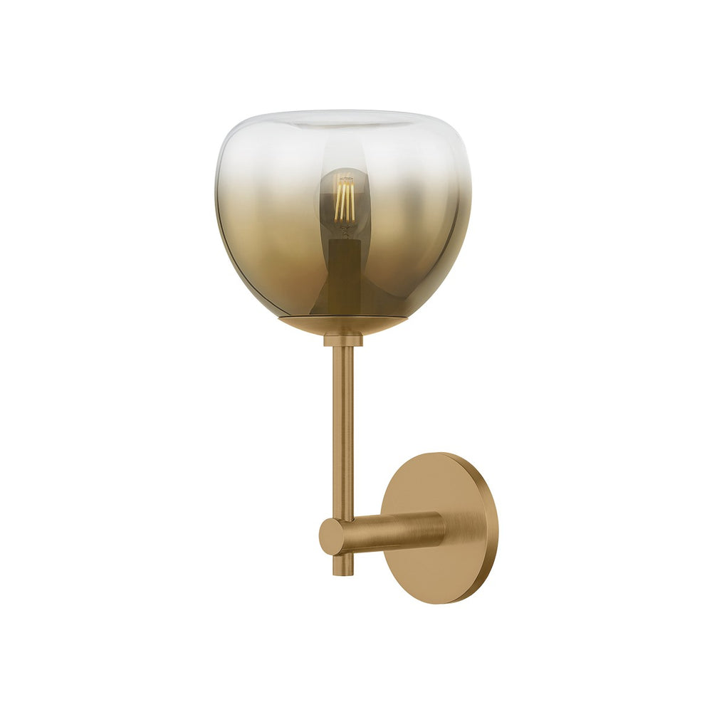 Troy Lighting Canada - One Light Wall Sconce - August - Patina Brass- Union Lighting Luminaires Decor
