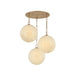 Troy Lighting Canada - Three Light Chandelier - Bramble - Patina Brass- Union Lighting Luminaires Decor