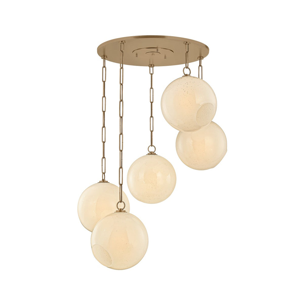 Troy Lighting Canada - Five Light Chandelier - Bramble - Patina Brass- Union Lighting Luminaires Decor