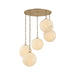 Troy Lighting Canada - Five Light Chandelier - Bramble - Patina Brass- Union Lighting Luminaires Decor