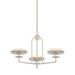 Troy Lighting Canada - LED Chandelier - Pacific - Warm Silver Leaf- Union Lighting Luminaires Decor
