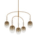 Troy Lighting Canada - Five Light Chandelier - Harvey - Patina Brass- Union Lighting Luminaires Decor