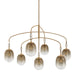Troy Lighting Canada - Seven Light Chandelier - Harvey - Patina Brass- Union Lighting Luminaires Decor