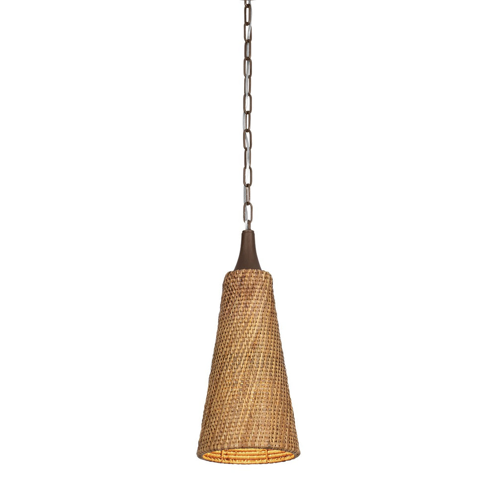 Troy Lighting Canada - One Light Pendant - Kenzo - Bronze Leaf- Union Lighting Luminaires Decor