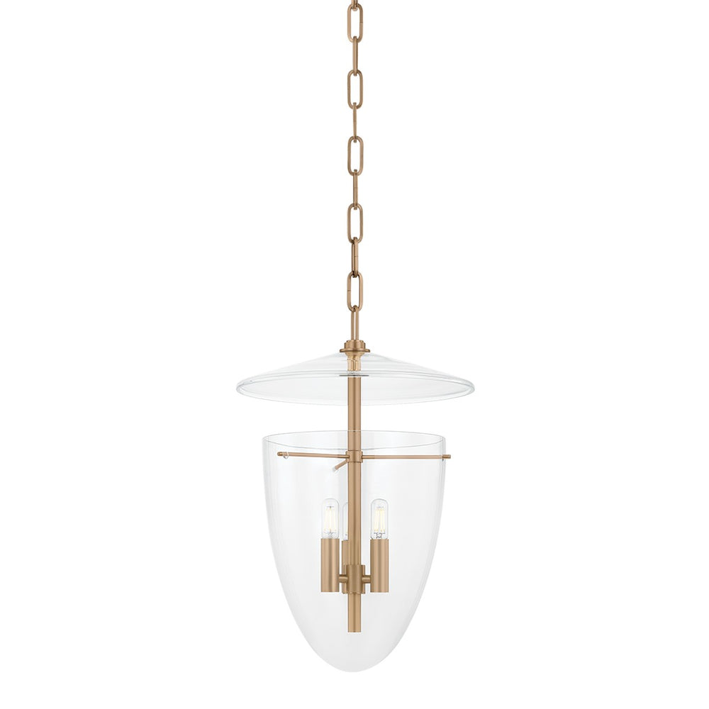Troy Lighting Canada - Three Light Lantern - Tully - Patina Brass- Union Lighting Luminaires Decor