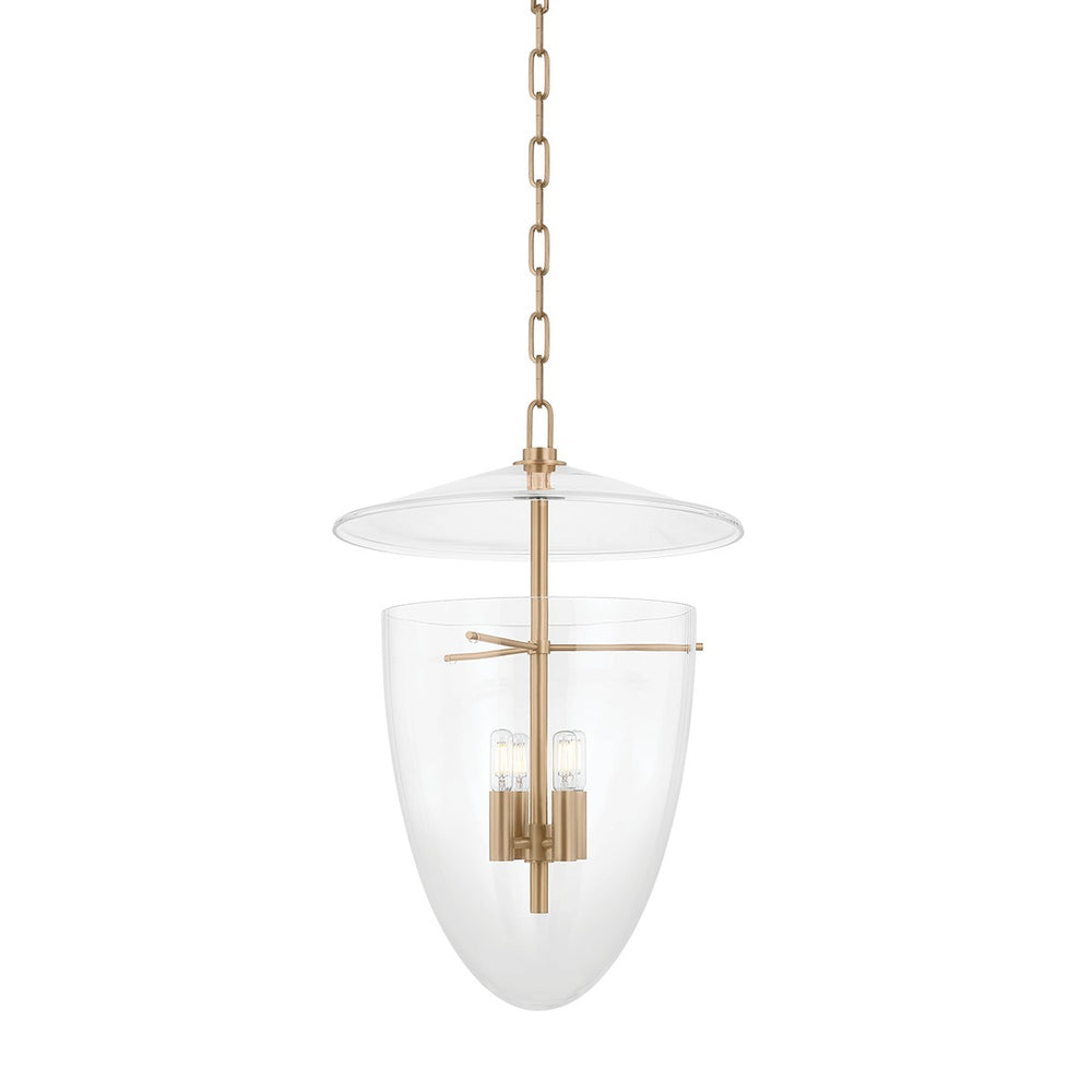 Troy Lighting Canada - Four Light Lantern - Tully - Patina Brass- Union Lighting Luminaires Decor