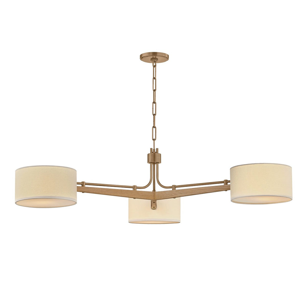 Troy Lighting Canada - Three Light Chandelier - Mailo - Patina Brass- Union Lighting Luminaires Decor