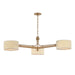 Troy Lighting Canada - Three Light Chandelier - Mailo - Patina Brass- Union Lighting Luminaires Decor