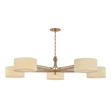Troy Lighting Canada - Five Light Chandelier - Mailo - Patina Brass- Union Lighting Luminaires Decor