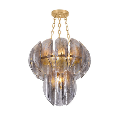 Corbett Lighting Canada - Five Light Chandelier - Anatase - Vintage Gold Leaf- Union Lighting Luminaires Decor