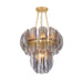 Corbett Lighting Canada - Five Light Chandelier - Anatase - Vintage Gold Leaf- Union Lighting Luminaires Decor