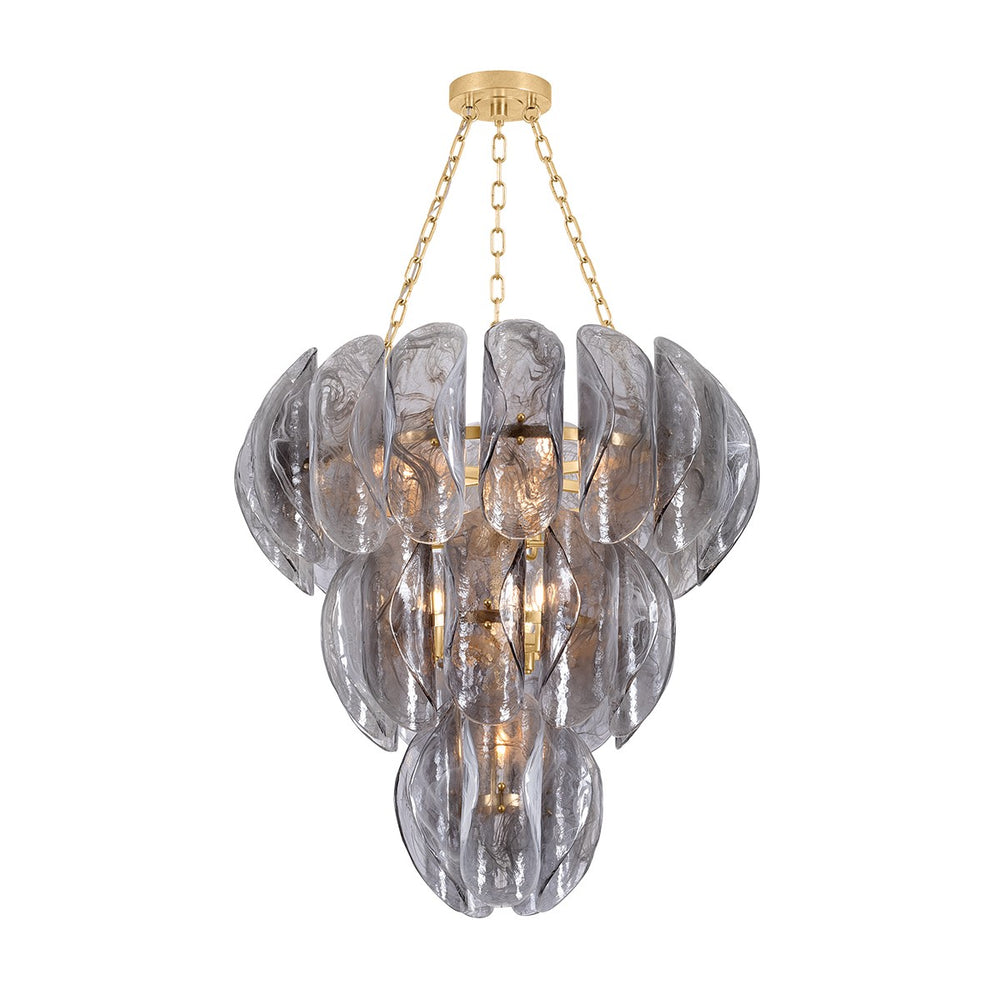 Corbett Lighting Canada - Ten Light Chandelier - Anatase - Vintage Gold Leaf- Union Lighting Luminaires Decor