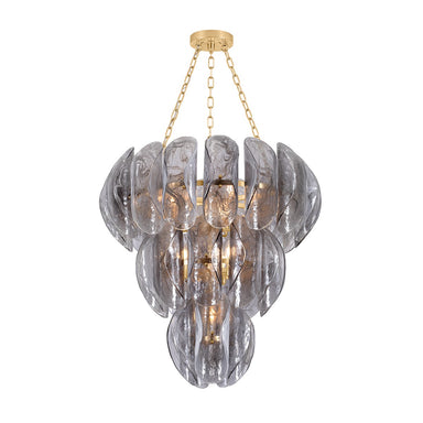 Corbett Lighting Canada - Ten Light Chandelier - Anatase - Vintage Gold Leaf- Union Lighting Luminaires Decor
