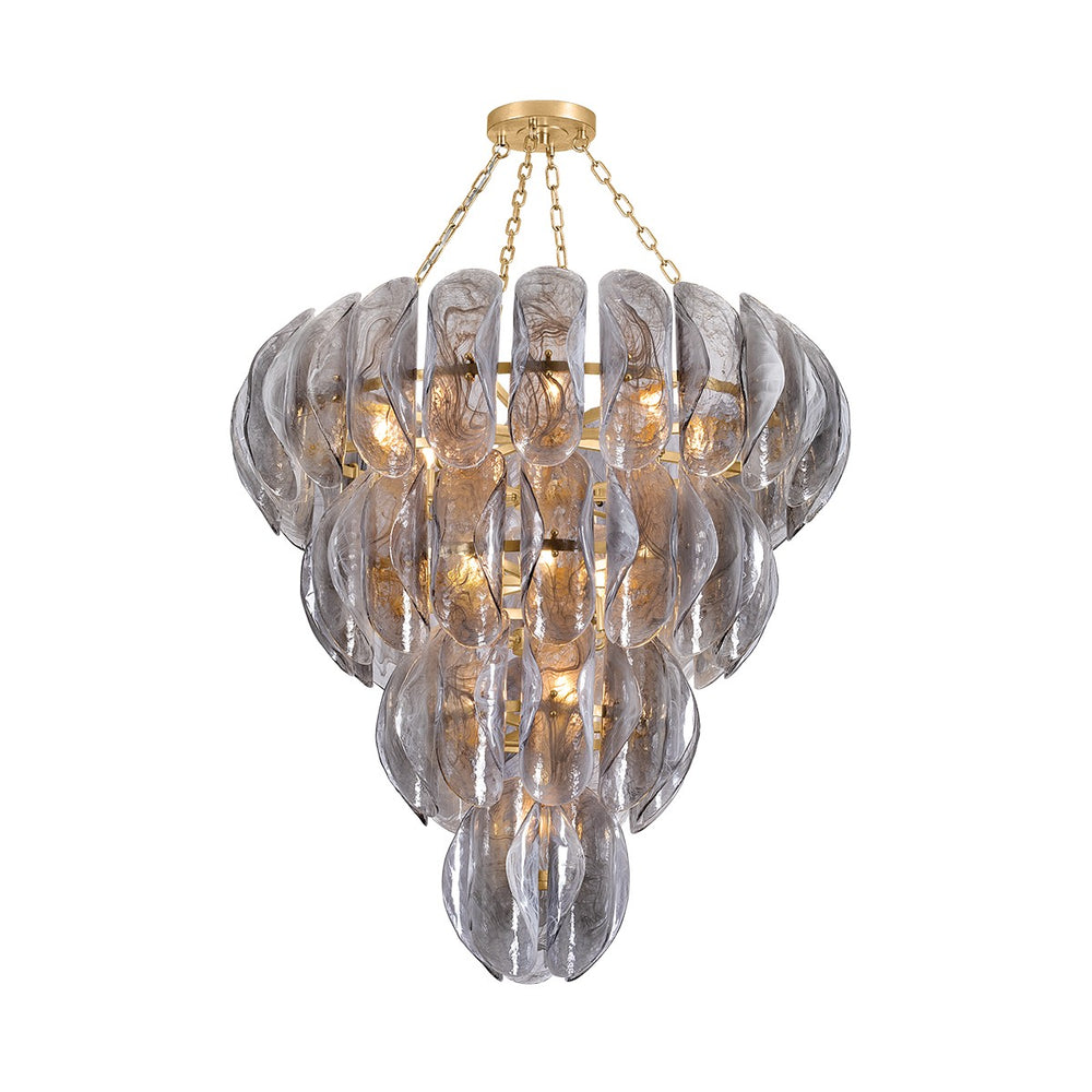 Corbett Lighting Canada - 18 Light Chandelier - Anatase - Vintage Gold Leaf- Union Lighting Luminaires Decor