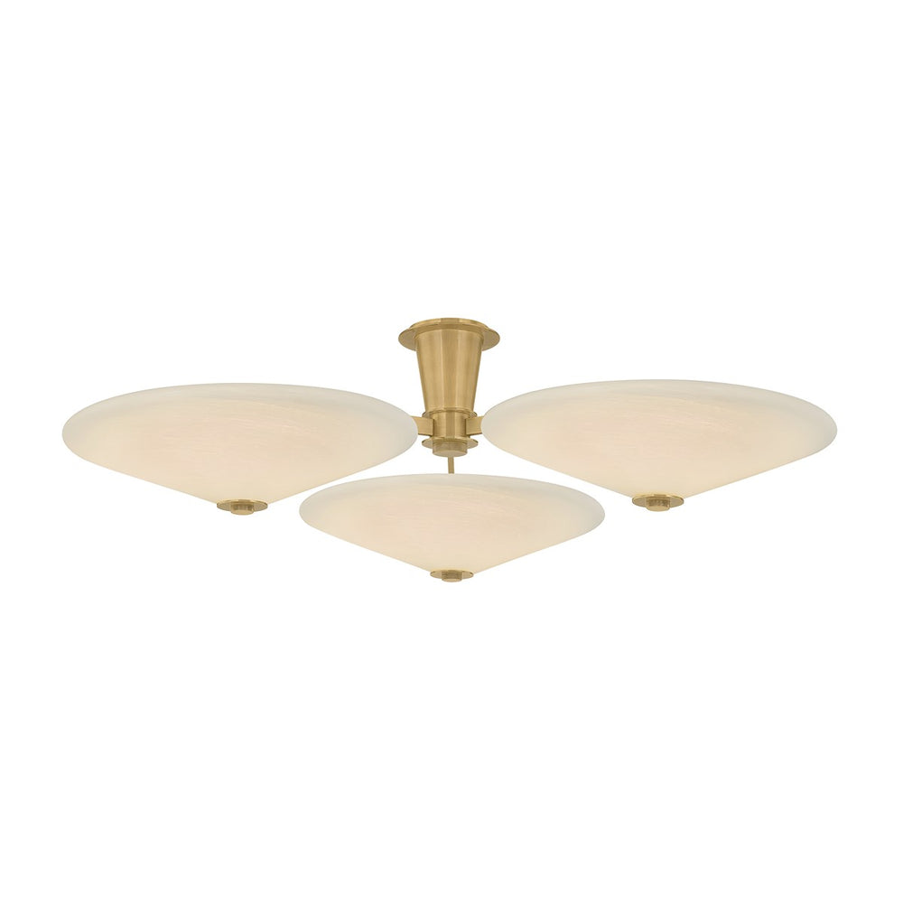 Corbett Lighting Canada - LED Flush Mount - Cologne - Vintage Brass- Union Lighting Luminaires Decor