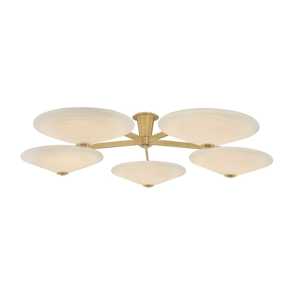 Corbett Lighting Canada - LED Flush Mount - Cologne - Vintage Brass- Union Lighting Luminaires Decor