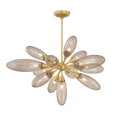 Corbett Lighting Canada - 13 Light Chandelier - Cordoba - Vintage Brass- Union Lighting Luminaires Decor
