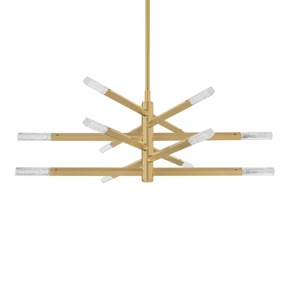 Corbett Lighting Canada - LED Chandelier - Strasbourg - Vintage Brass- Union Lighting Luminaires Decor