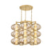 Corbett Lighting Canada - LED Chandelier - Toulouse - Vintage Brass- Union Lighting Luminaires Decor